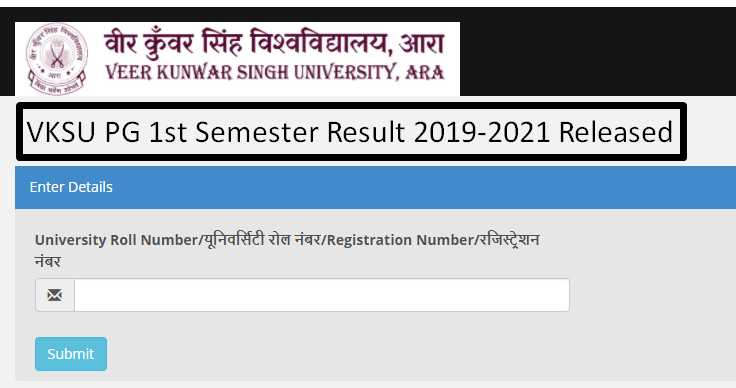 Vksu Pg 1st Semester Result 21 Released Check Ma Msc Mcom 1st Sem Result 19 21 Kvsro