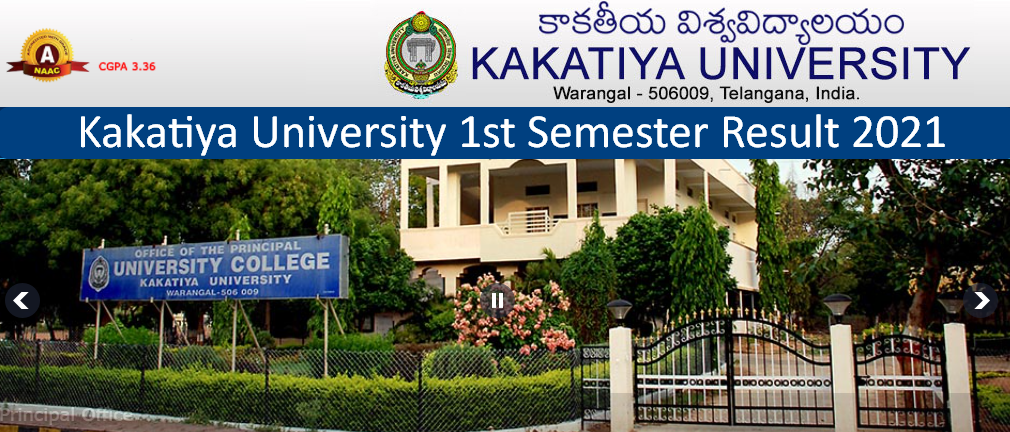 Kakatiya University 1st Semester Result 2021: Download KU UG Degree ...