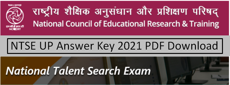 NTSE UP Answer Key 2021 22 Download Stage 1 Answer Key PDF Online KVSRO