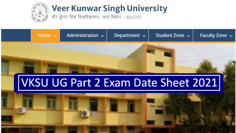 Vksu Part 2 Date Sheet 2022 Released Ba Bsc Bcom 2nd Year Exam