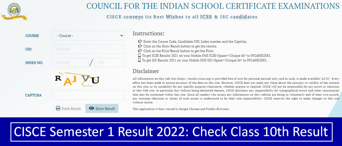 CISCE Semester 1 Result 2022 (Released): ICSE Class 10 Term 1 Result ...